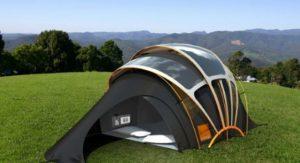 güneş enerjili kamp çadırı